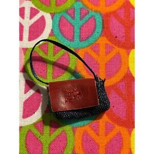 Bratz doll denim and burgundy faux leather